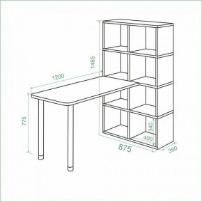 Стол компьютерный Bartolo в Игре - igra.mebel24.online | фото 2