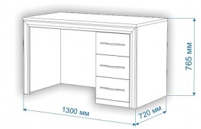 Стол компьютерный Нобиле СтЯ130+НСт130Д в Игре - igra.mebel24.online | фото 3