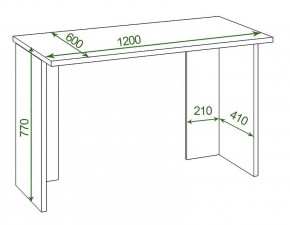 Стол офисный Домино Lite СКЛ-Прям120Р в Игре - igra.mebel24.online | фото 2