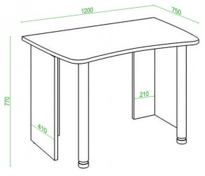 Стол офисный Домино Lite СКЛ-Софт120 в Игре - igra.mebel24.online | фото 2