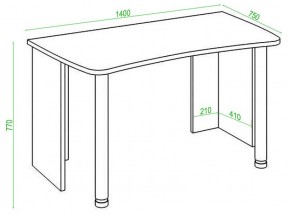 Стол офисный Домино Lite СКЛ-Софт140 в Игре - igra.mebel24.online | фото 2