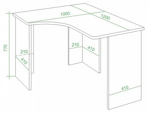 Стол письменный Домино Lite СКЛ-Угл120 в Игре - igra.mebel24.online | фото 4