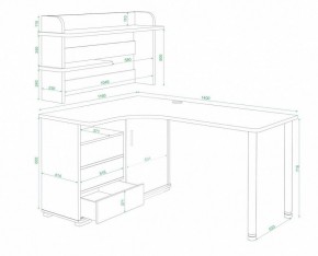 Стол письменный Домино СР-145СМ в Игре - igra.mebel24.online | фото 2