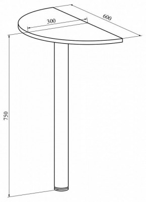 Стол приставной Офис ОФ-15 в Игре - igra.mebel24.online | фото 2