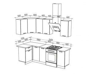 ТЕХНО Кухонный гарнитур угловой 1,8х1,1 м Компоновка №6 в Игре - igra.mebel24.online | фото 6