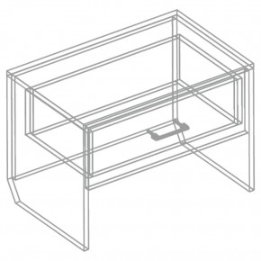 Тумба для обуви с 1 ящиком без дна "Сандра" в Игре - igra.mebel24.online | фото 3