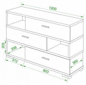 Тумба комбинированная Домино СБ-40/3-ПВК в Игре - igra.mebel24.online | фото 2