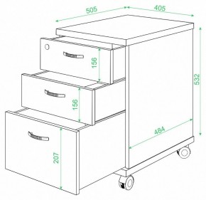 Тумбочка Домино ТС-2 в Игре - igra.mebel24.online | фото 2