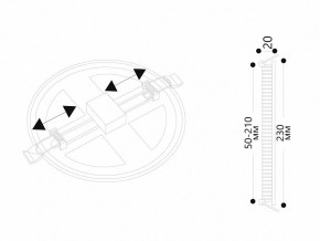 Встраиваемый светильник Arte Lamp Mesura A7976PL-1WH в Игре - igra.mebel24.online | фото 5