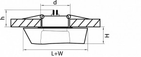 Встраиваемый светильник Lightstar Flutto 006430 в Игре - igra.mebel24.online | фото 3